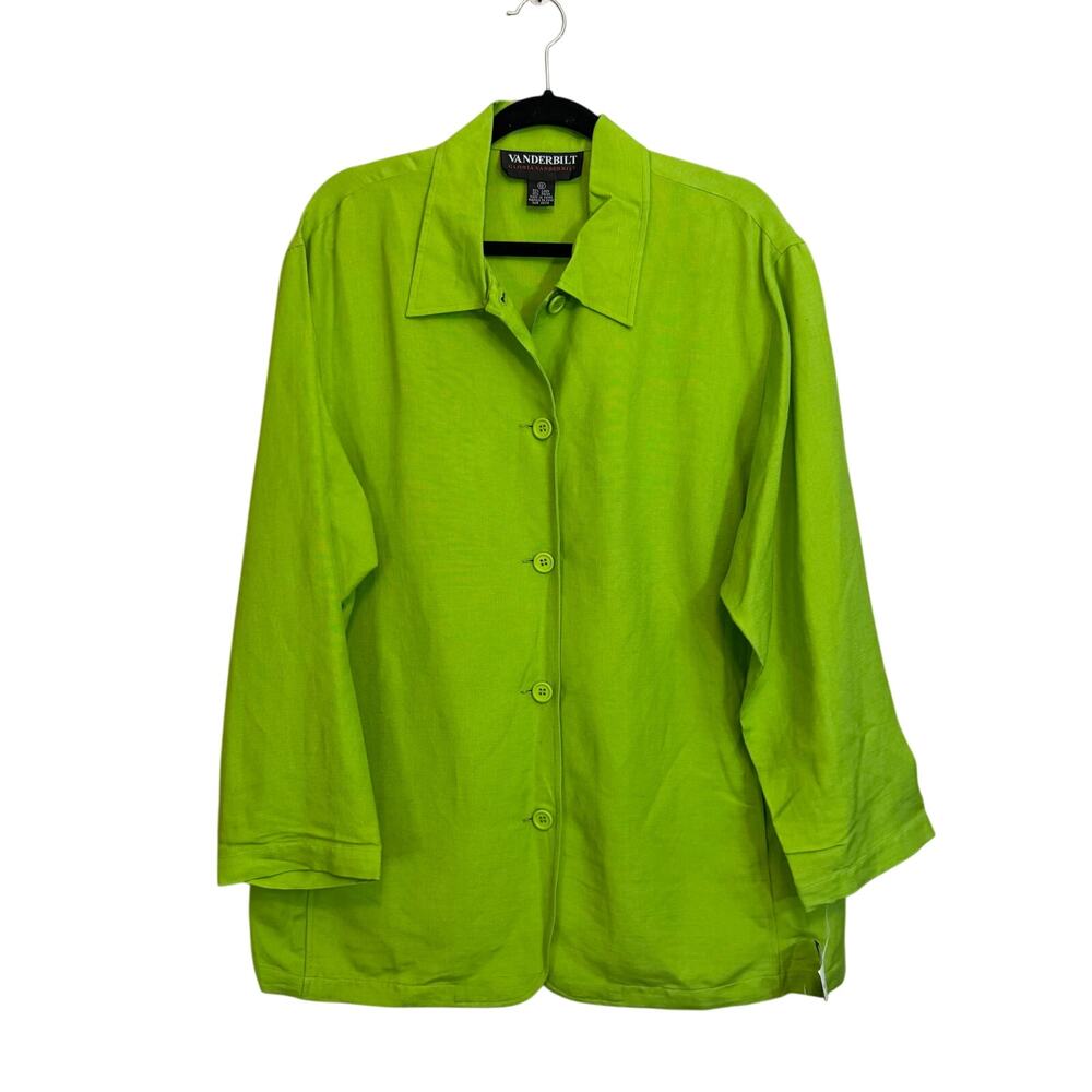 Vanderbilt Mens Polo Size 12 Green Workwear Office Career Business Everyday NWT